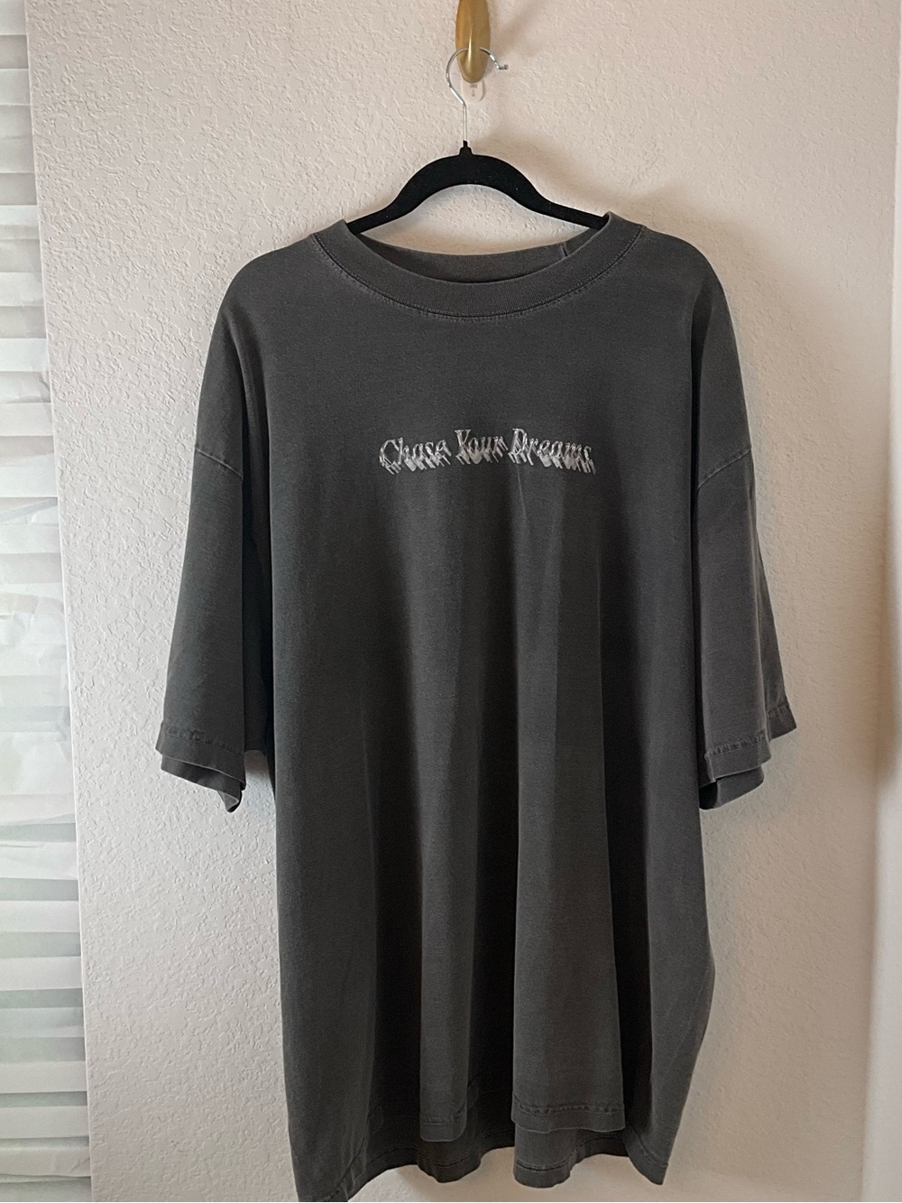 Shaka Wear SuperMAXHeavy Charcoal Garment Dye Tee graphic men size 2x